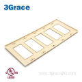 5 Gang GFCI Decora Wall Plate